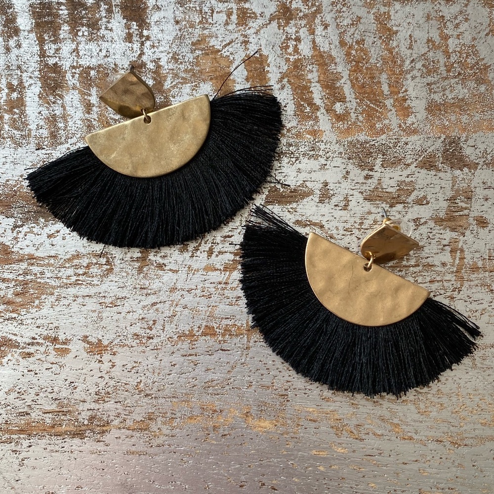 Frilly Fringe  Earrings